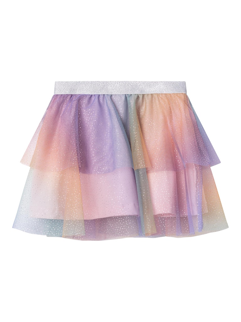 Girl's Hillo Tulle Skirt-Parfait Pink-Front View