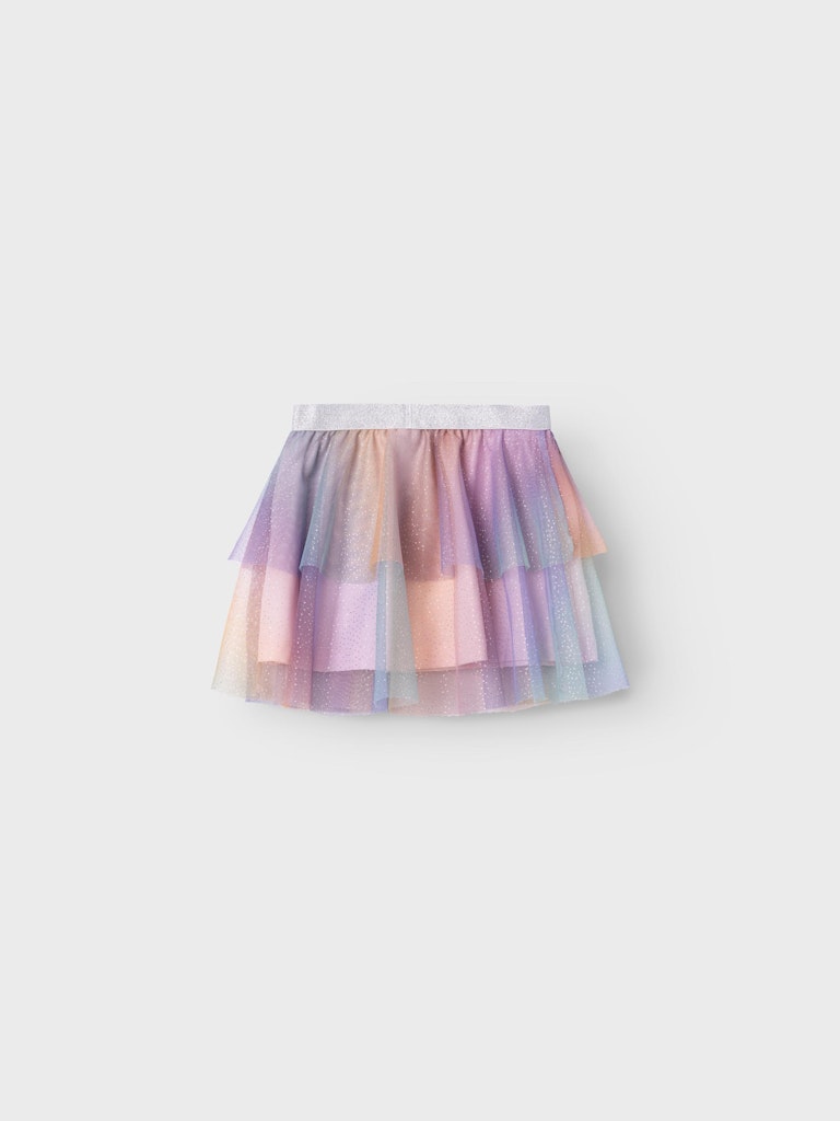 Girl's Hillo Tulle Skirt-Parfait Pink-Back View