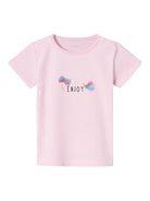 NAME IT Finna Short Sleeve Top-Parfait Pink Parfait Pink front view