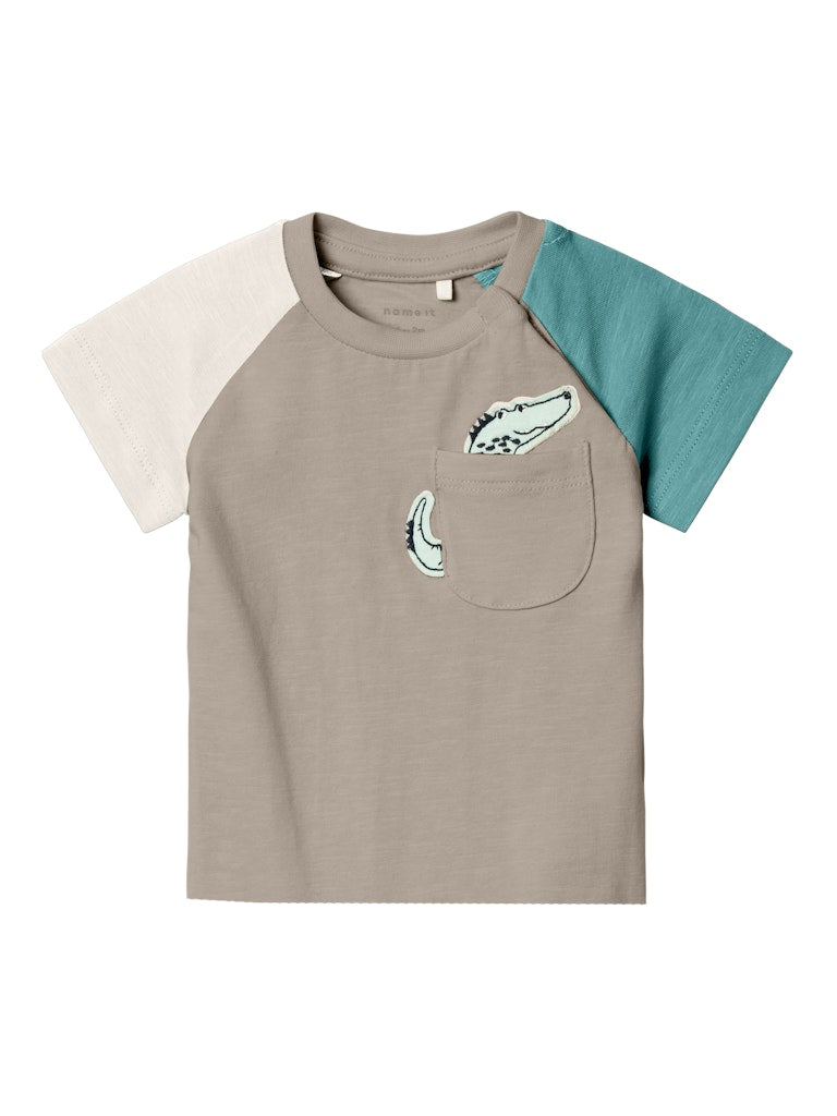 NAME IT Jobuso Short Sleeve Top-Pure Cashmere Pure Cashmere front view