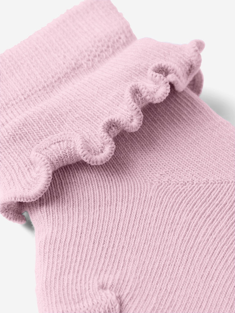 Girl's Jaschas Sock-Parfait Pink-Close Up