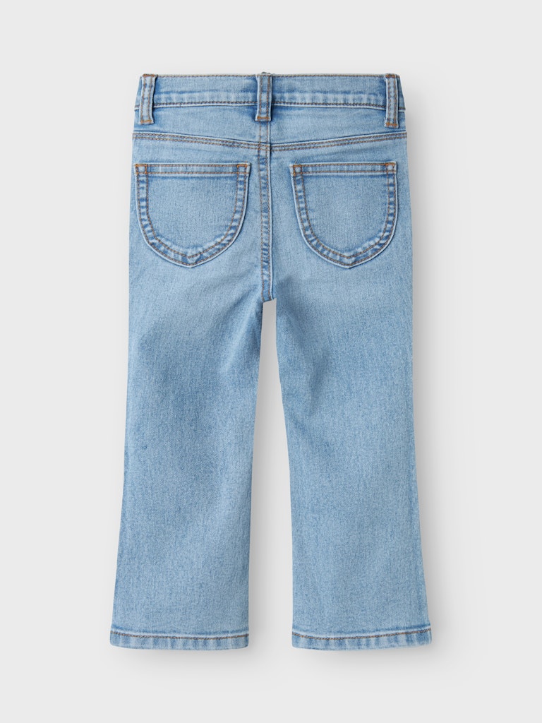 Poll Light Blue Bootcut Denim Jeans-Back view