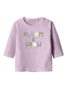 NAME IT Tays Long Sleeve Top-Winsome Orchid Winsome Orchid front view