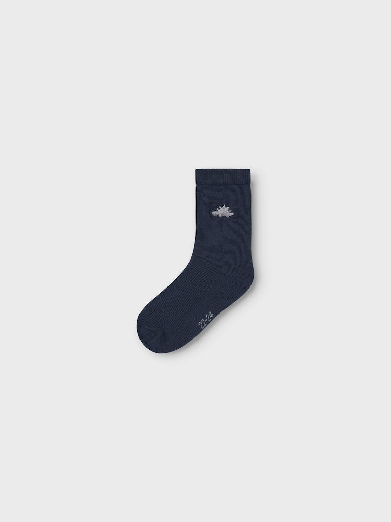 NAME IT Bille 3-Pack Socks-Navy Blazer Navy Blazer model front view