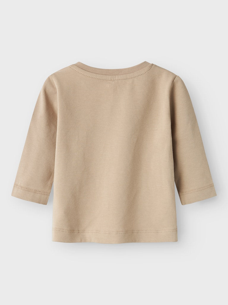 Boy's Tumo Long Sleeve Top-Pure Cashmere-Back View