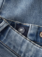 NAME IT Rose Straight Leg Jeans Medium Blue Denim back view