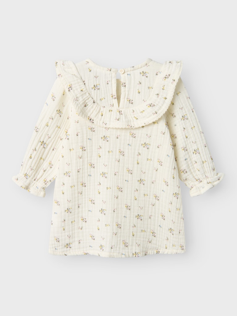 NAME IT Detone Long Sleeve Dress-Cloud Dancer Cloud Dancer detail view
