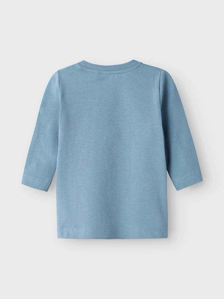 Boy's Ditlef Long Sleeve Top-Spring Lake-Back View