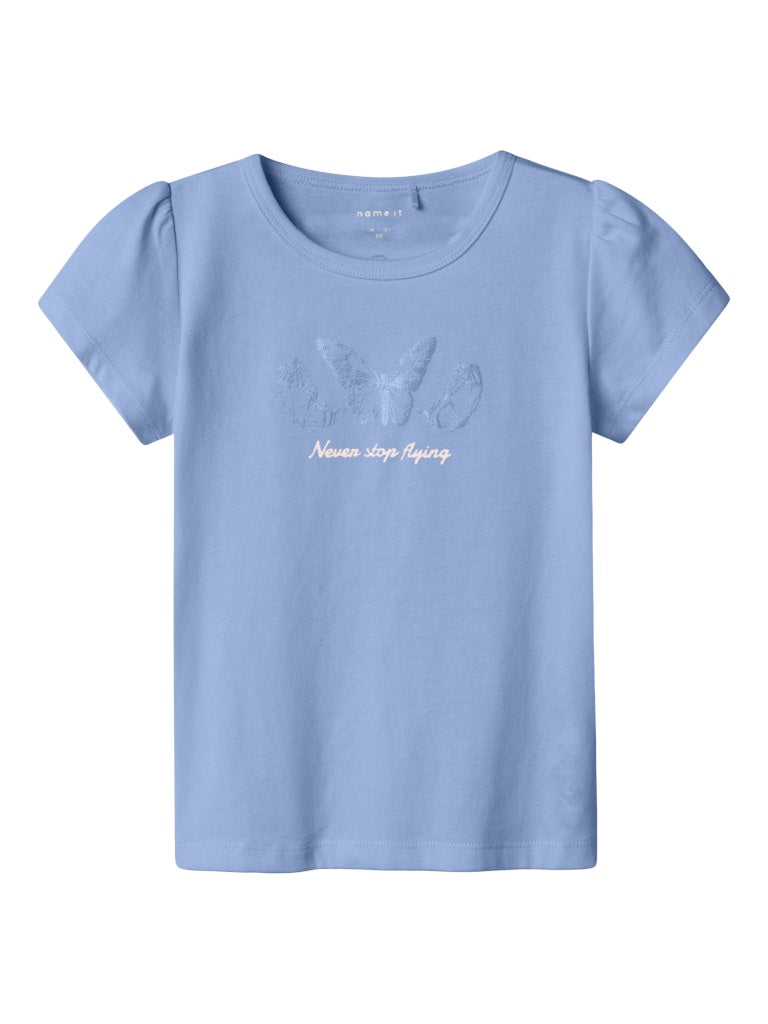 Girl's Dunni Short Sleeve-Serenity-Front View