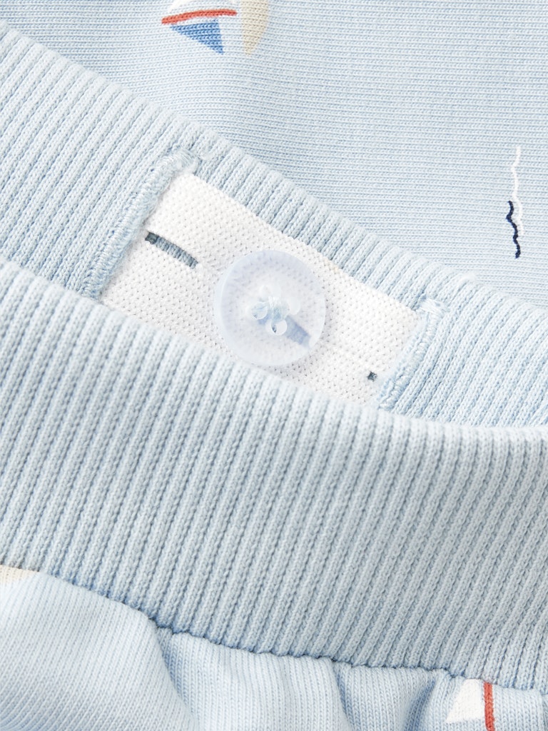 NAME IT Fris Blue Light Sweat Pant Celestial Blue detail view