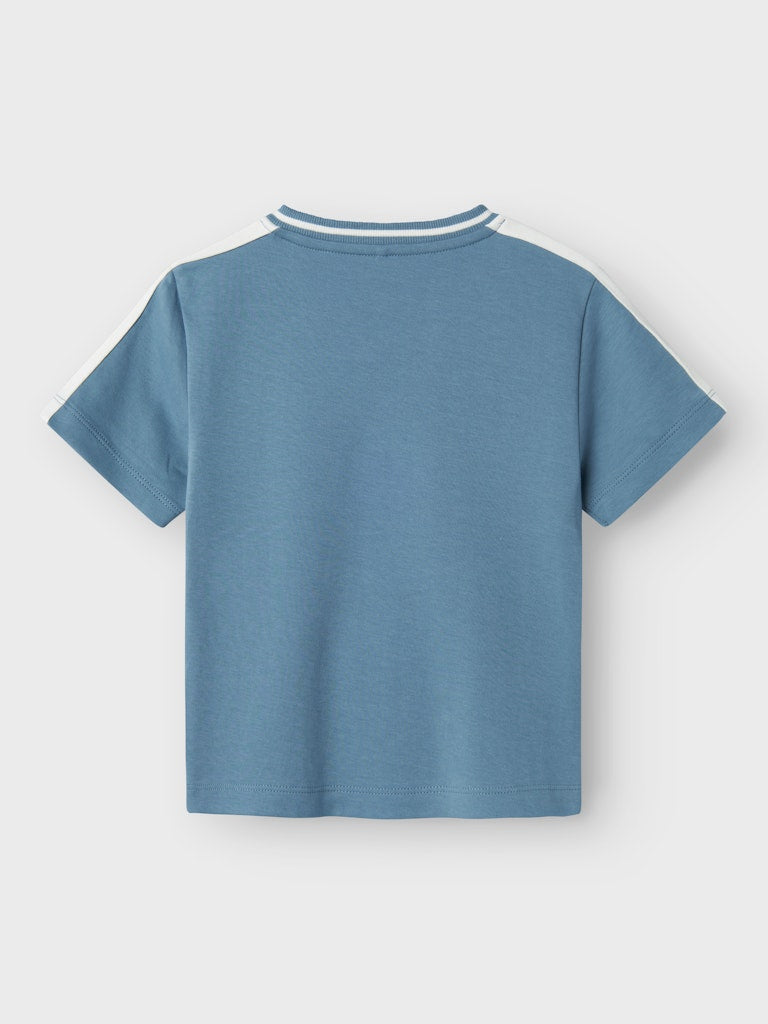 Boy's Dakki Short Sleeve Top-Spring Lake-Back View