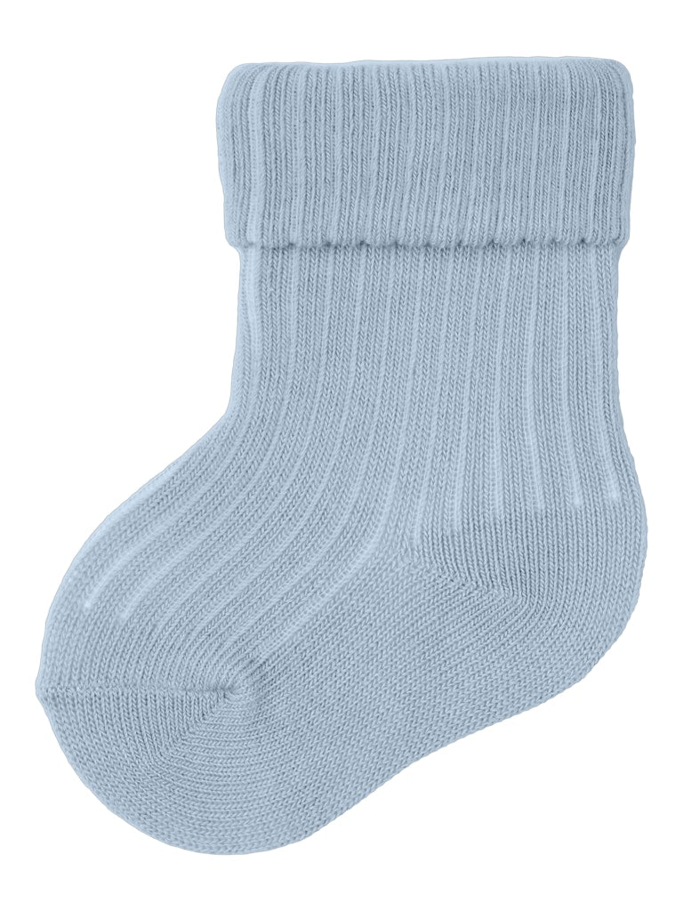 NAME IT Nobbu Sock-Celestial Blue Celestial Blue front view