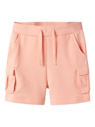 NAME IT Oli Sweat Shorts-Peach Pearl Peach Pearl front view
