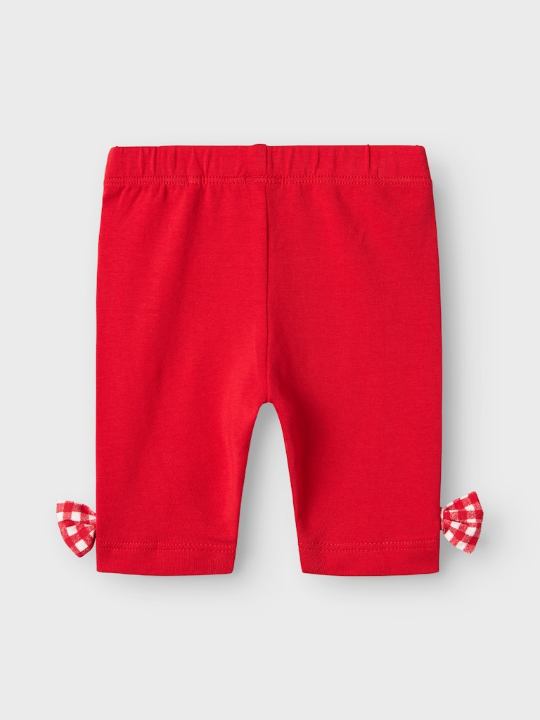 Funny Capri Chinese Red Leggings-Back view