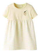 NAME IT Funny Pastel Yellow Dress Pastel Yellow front view