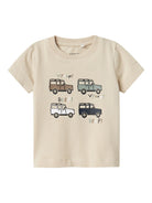 NAME IT Hope Short Sleeve Top-Peyote Peyote front view