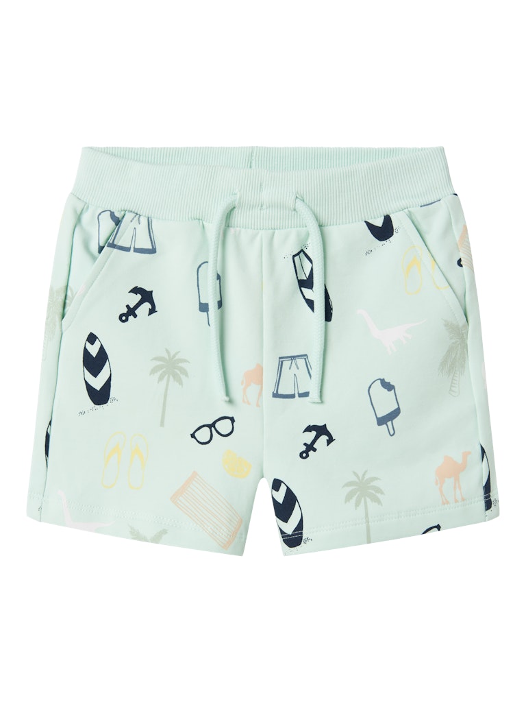 NAME IT Jerome Honeydew Shorts Honeydew front view