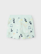 NAME IT Jerome Honeydew Shorts Honeydew model front view