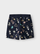 NAME IT Jerome Navy Shorts Navy Blazer model front view