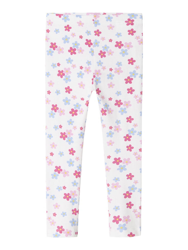 Mini Girl Vivian Legging-Bright White-Front View