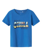 NAME IT Vux Short Sleeve Top-Star Sapphire Star Sapphire front view