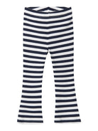NAME IT Folisa Flared Navy Stripe Pant NAVY BLAZER front view