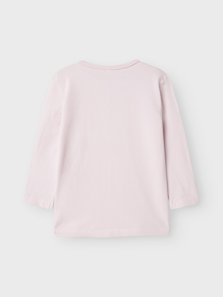 Mini Girl Dine Long Sleeve Top - Light Lilac-Back View