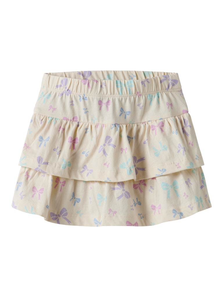 Mini Girl's Vigga Skirt-Buttercream-Front View