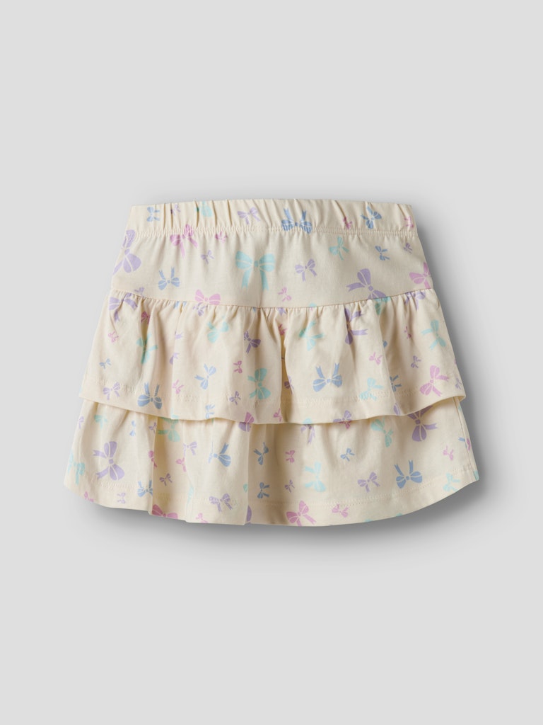 Mini Girl's Vigga Skirt-Buttercream-Back View