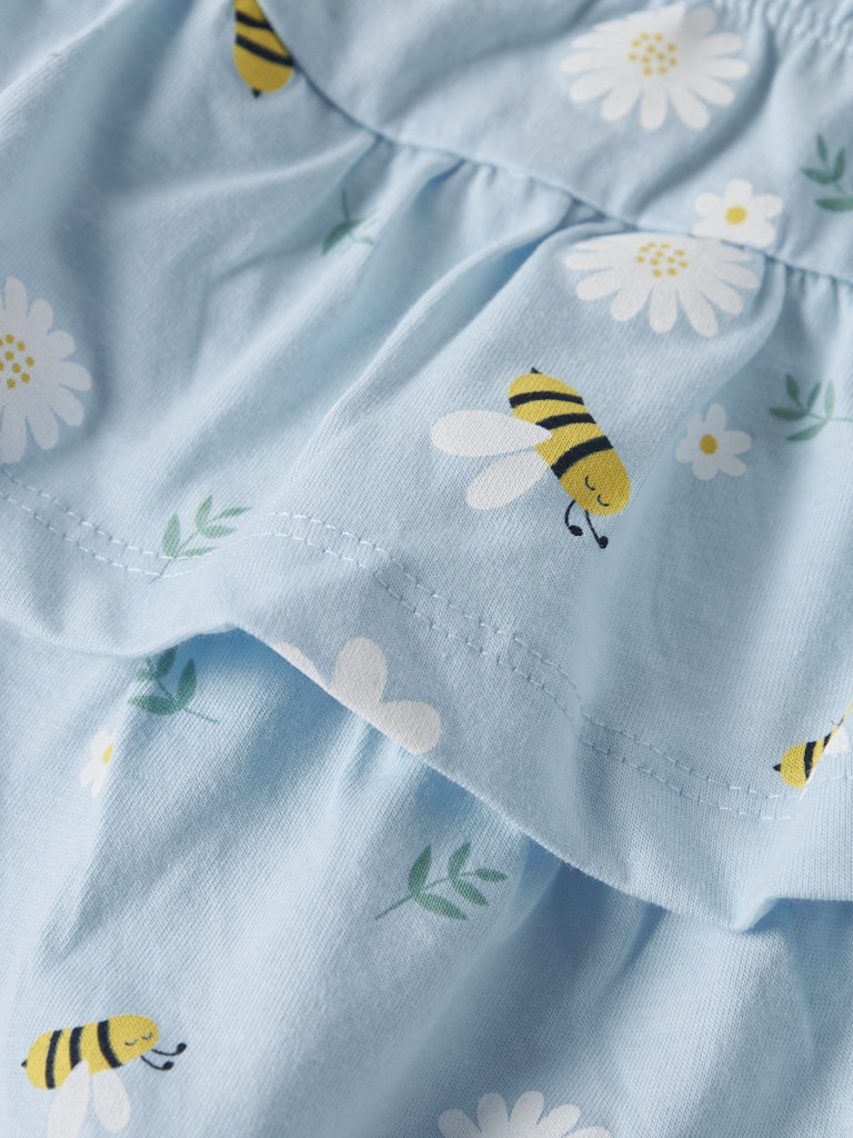Girl's Vigga Skirt-Cool Blue-Close Up View