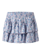 NAME IT Vigga Skirt-Purple Heather Purple Heather front view