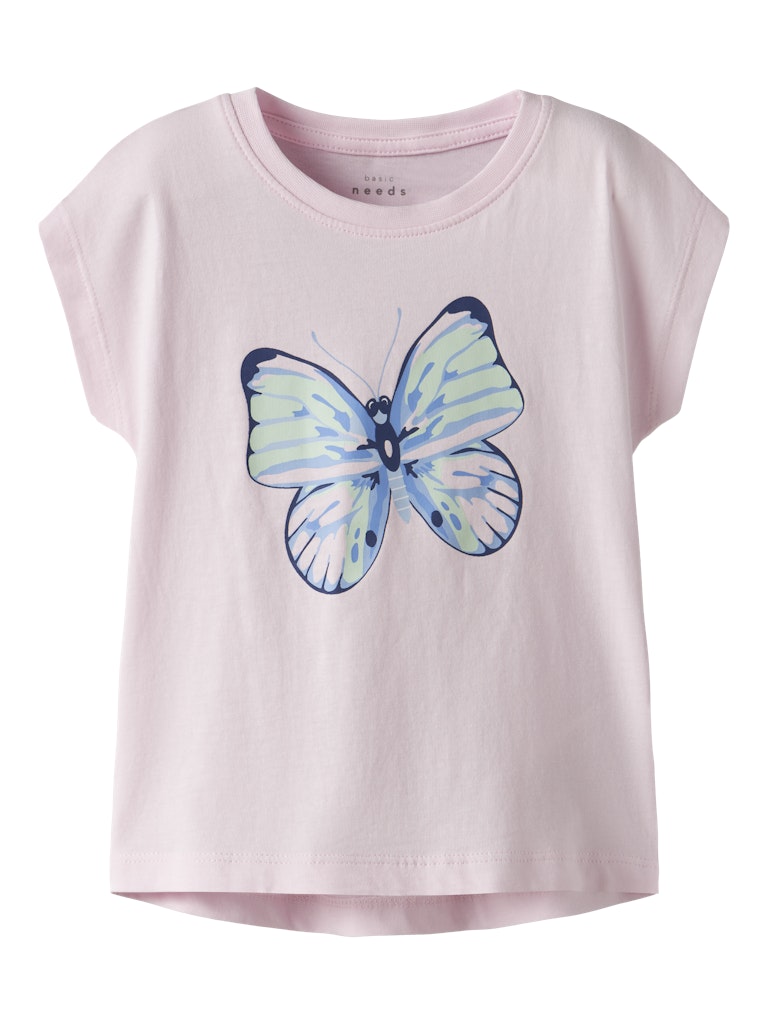 Girl's Vigea Cap Sleeve Top-Ballerina-Front View