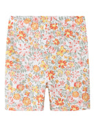 NAME IT Vayo Legging Shorts-Bright White Bright White front view
