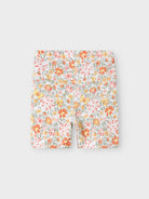 NAME IT Vayo Legging Shorts-Bright White Bright White model front view