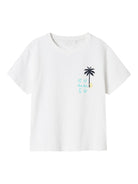 NAME IT Jerko Bright White Top Bright White front view