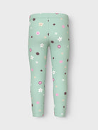 NAME IT Vivian Legging Gossamer Green flat front view