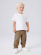 NAME IT Ben Tapered Cargo Pants Kelp front view