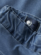 NAME IT Bella Wide Pull Up Jeans 2533 Medium Blue Denim model front view
