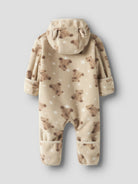 NAME IT Meeko Fleece Suit Peyote model front view