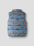 NAME IT Mylane Gilet Flint Stone model front view