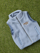 Boys Mall Sherpa Vest-Front View 2