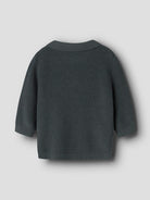 Boys Tant Long Sleeve Knit Polo-Urban Chic-Back View