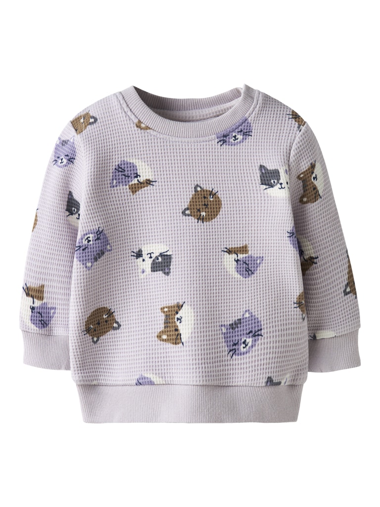 Newborn Tammie Long Sleeve O-Neck-Ghost Front View