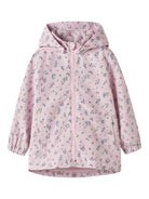 NAME IT Mini Girl Maxi Jacket Lilac Snow front view