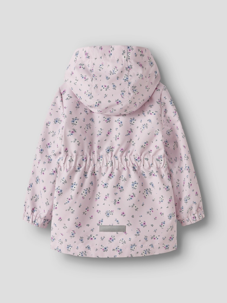 NAME IT Mini Girl Maxi Jacket Lilac Snow detail view