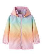 NAME IT Mini Girl Maxi Jacket Pink Lavender model front view