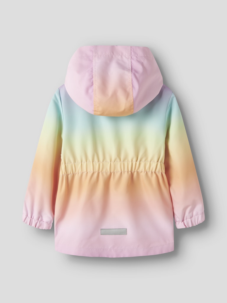 NAME IT Mini Girl Maxi Jacket Pink Lavender back view