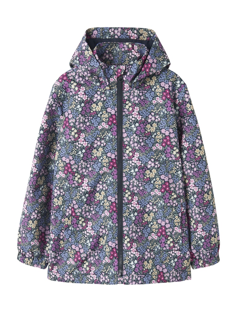 Floral patterned jacket on a white background