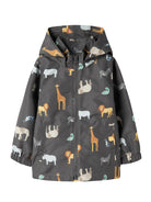 NAME IT Max Jacket - Blackened Pearl & Chinois Green Blackened Pearl front view