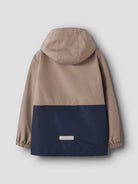 NAME IT Max Jacket LI Jacket - Fossil Fossil flat front view
